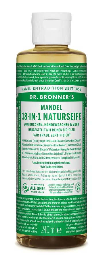 Dr. Bronners Liquid Soap Mandel