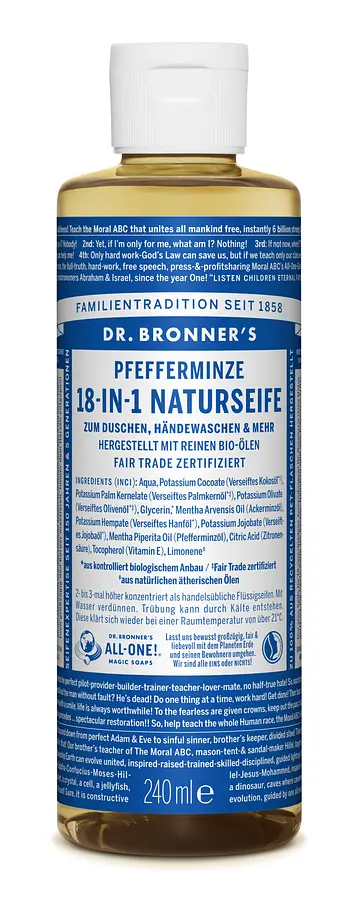 Dr. Bronners Liquid Soap Peppermint