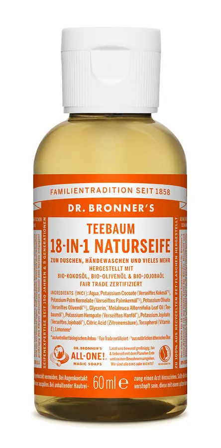 Dr. Bronners Liquid Soap Teebaum