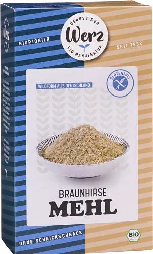 Werz Braunhirse gemahlen Bio gf