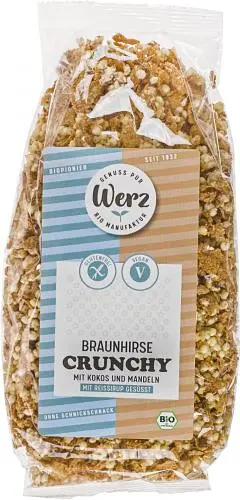 Werz Crunchy Braunhirse Vollkorn Knuspermüsli Bio gf