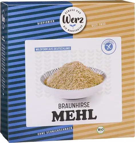 Werz Braunhirse gemahlen Bio gf
