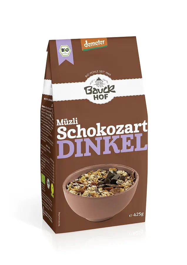 Bauck Müesli Dinkel Schokozart Demeter