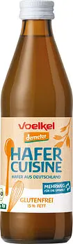 Voelkel Hafer Cuisine Glas Demeter vegan