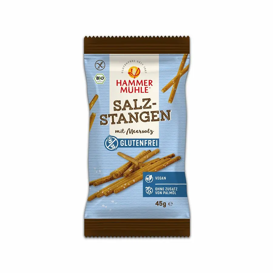 Hammermühle Salzstangen mit Meersalz Bio gf