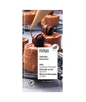 Vivani Kuvertüre Vollmilch Bio