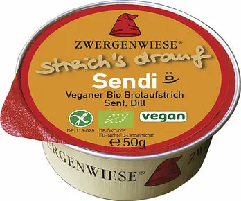 Zwergenwiese Aufstrich Sendi Bio gf