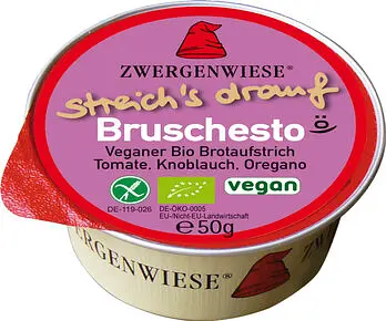 Zwergenwiese Aufstrich Bruschesto Bio gf