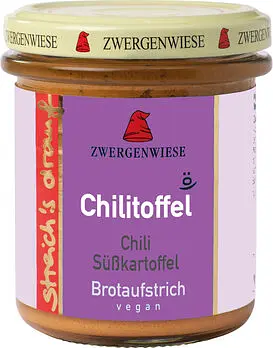 Zwergenwiese Aufstrich Chilitoffel Bio gf