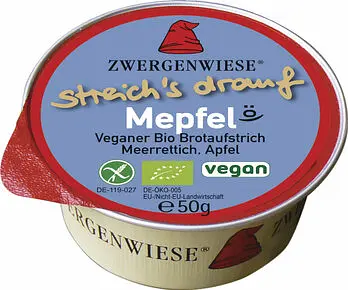 Zwergenwiese Aufstrich Mepfel Bio gf