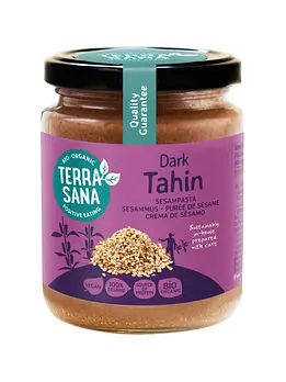 TerraSana Tahin braun Sesammus ohne Salz Bio