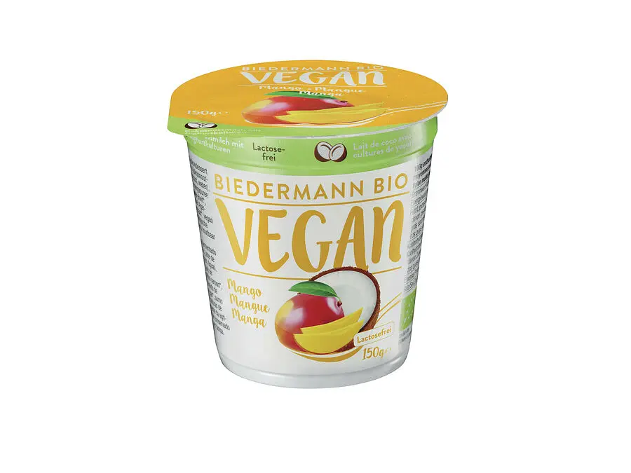 Biedermann Joghurtalternative Kokos Mango Bio vegan