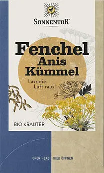 Sonnentor Tee Fenchel Anis Kümmel Bio