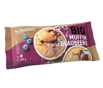 Schnitzer Muffins Blaubeer 140g Bio gf