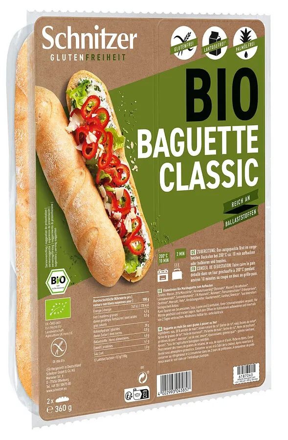 Schnitzer zAufb Baguette Classic Bio gf