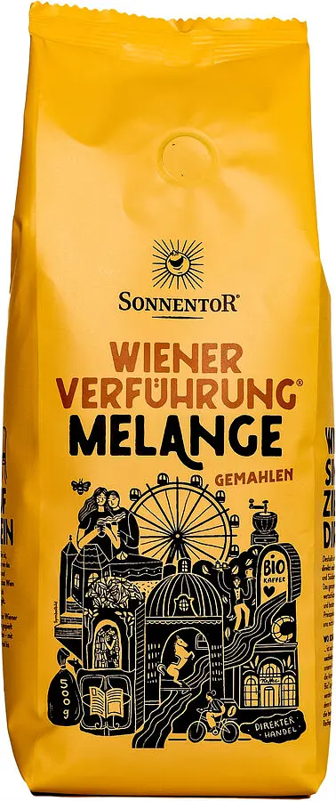 Sonnentor Kaffee Wiener Verführung Melange gemahlen Bio