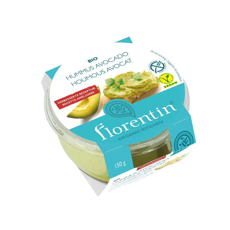 Florentin Hummus Avocado Bio vegan gf