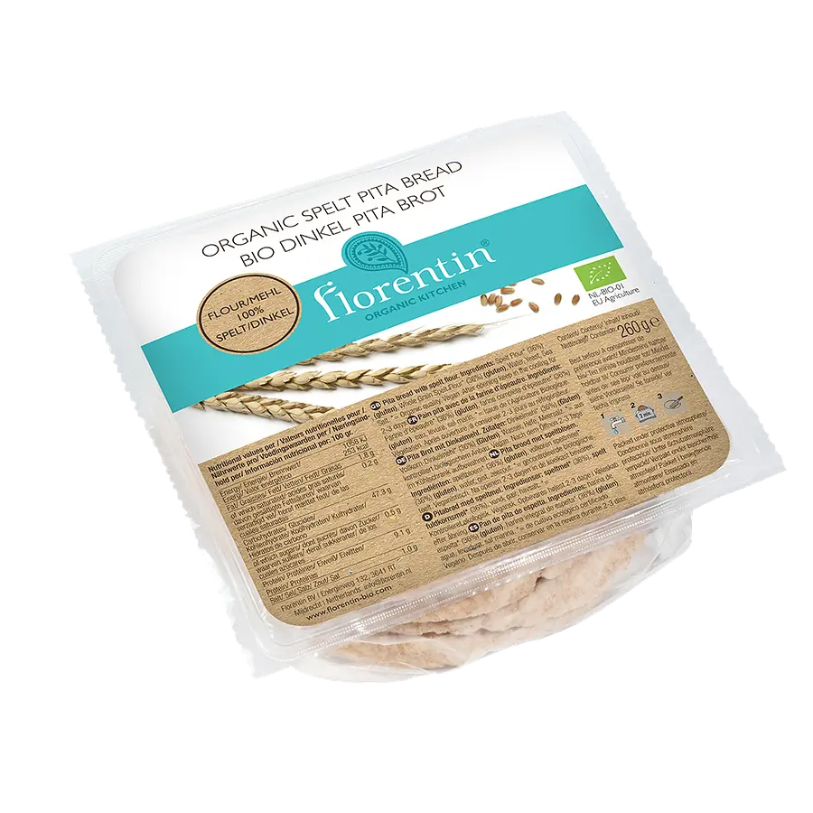 Florentin Pita Brot Dinkel Bio vegan