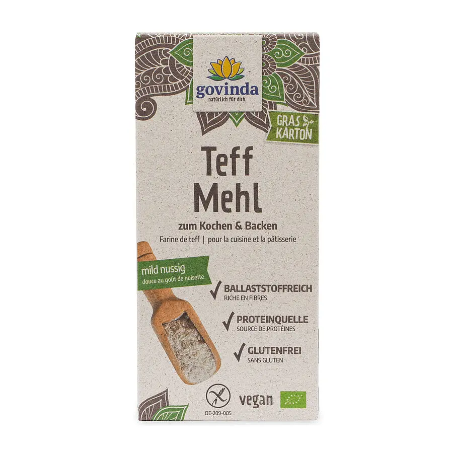 Govinda Teff Mehl Bio vegan gf