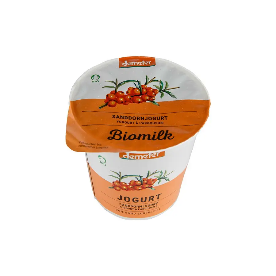 Biomilk Joghurt Sanddorn Demeter