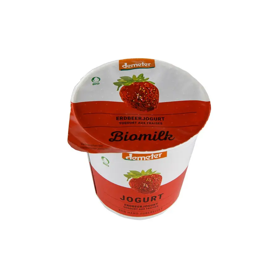 Biomilk Joghurt Erdbeere Demeter