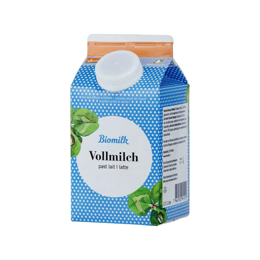 Biomilk Vollmilch past Demeter