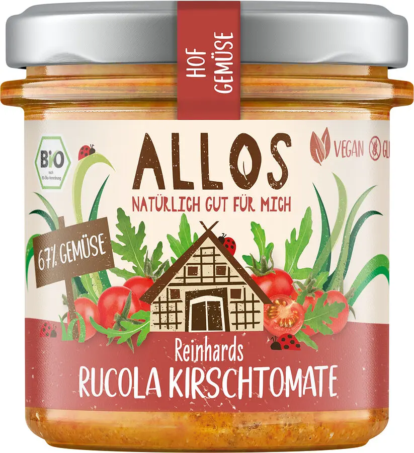 Allos Hof Gemüse Rucola-Kirschtomate Bio vegan