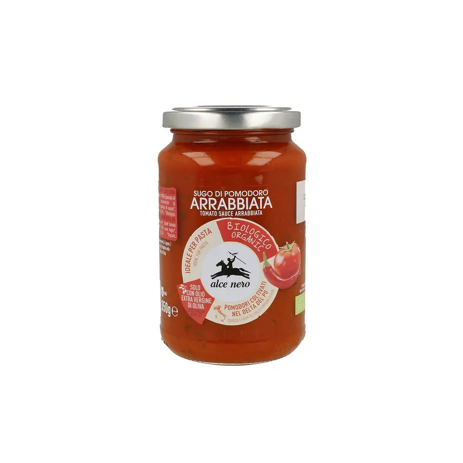 AlceNero Tomaten Sauce All'Arrabbiata Bio