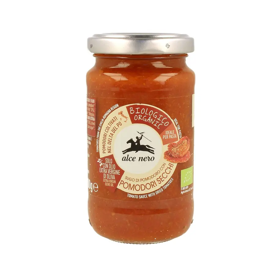 AlceNero Tomaten Sauce mit getrockneten Tomaten Bio