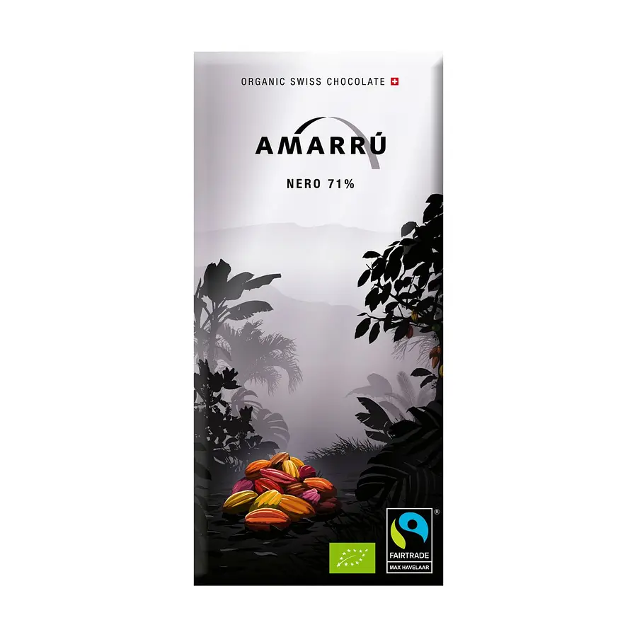 Amarru Nero 71% extrabitter Schokolade Bio vegan