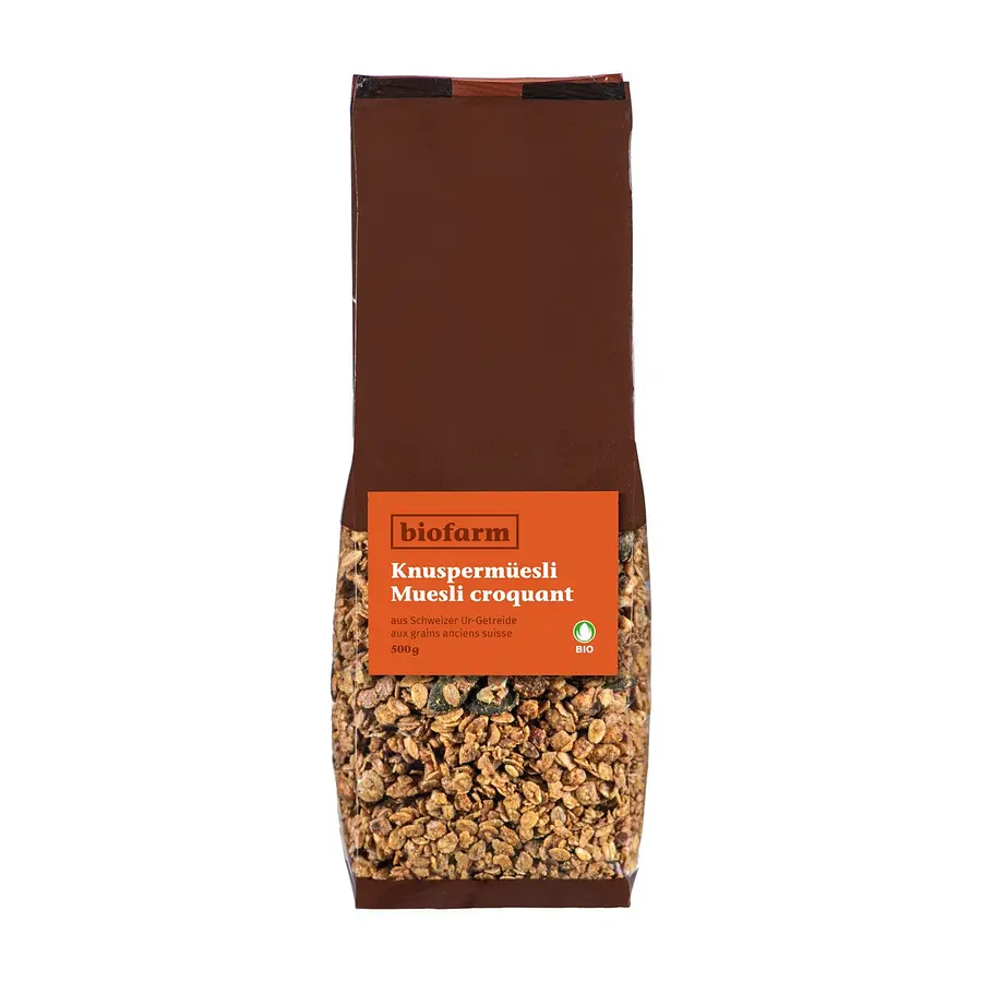 Biofarm Knuspermüesli aus Urgetreiden BioK