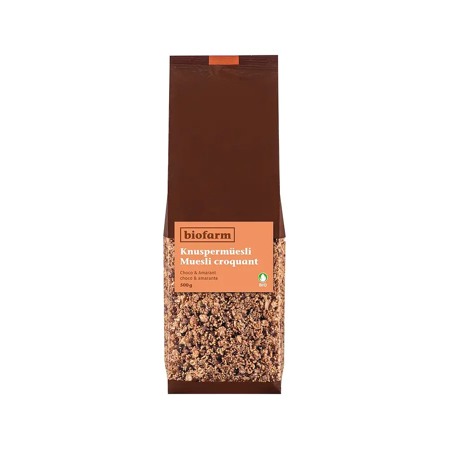 Biofarm Knuspermüesli Choco Amaranth BioK