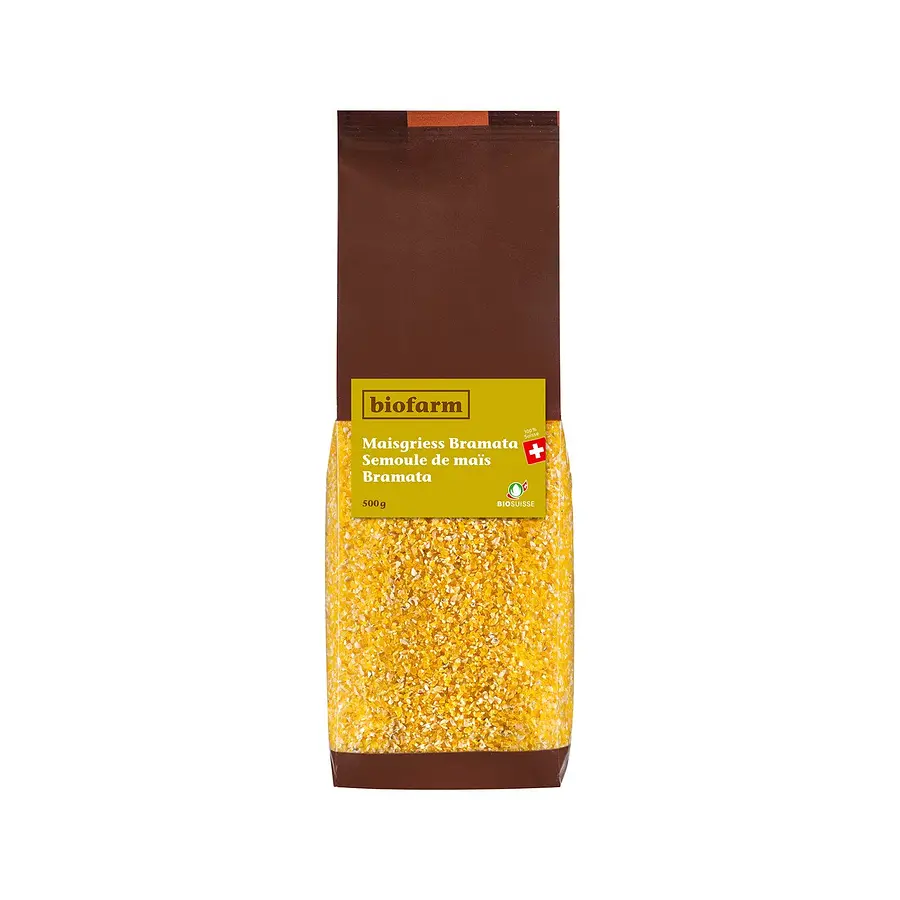 Biofarm Schweizer Maisgriess Bramata Bio