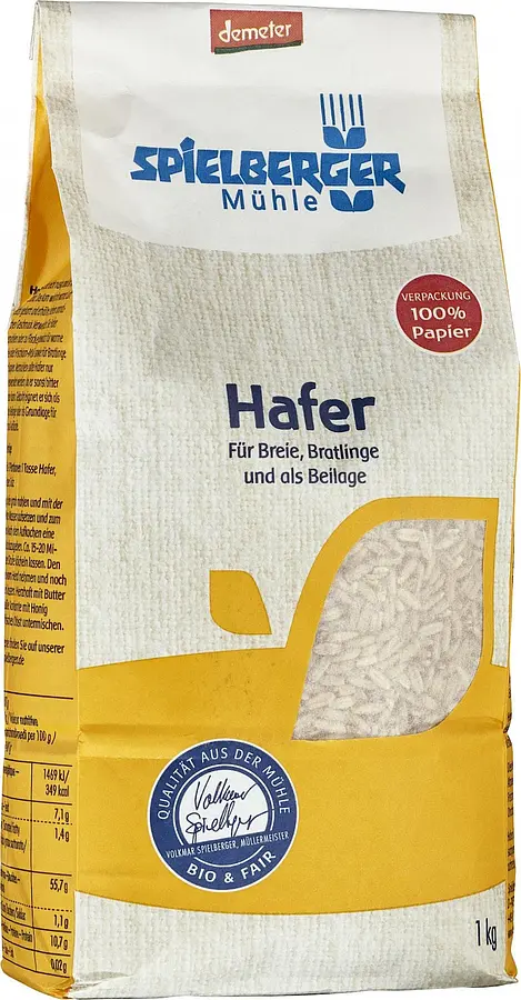 Spielberger Hafer geschält Demeter